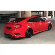 Honda Civic FC5 Sedan Turbo Arka Tampon Eki (Boyasız) 6