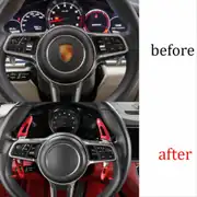 Porsche Panamera/Macan/Cayenne/718/911 Serisi Kırmızı Alüminyum F1 Vites Kulaçık Seti 3