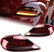 Volkswagen Beetle A5 2012-2019 Kayar Sinyalli Full LED Stop Seti (Füme) 3