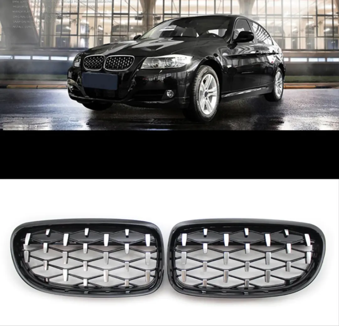 BMW 3 Serisi E90 Diamond Panjur/Böbrek (2008-2011) 6