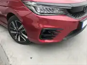 Honda City GN RS Ön Sis Farı Çerçevesi Seti Piano Black 4
