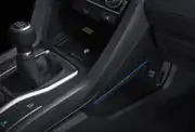 Honda Civic FC5/FK7 2016-2021 Mavi Vites Konsolu Ambiyans Aydınlatma Seti 4