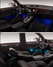 Porsche Macan 2014-2018 App Kontrollü Komple RGB Ambiyans Aydınlatma Seti 2