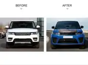 Range Rover Sport L494 Makyajlı (18-22) SVR Full Body Kit Seti 3
