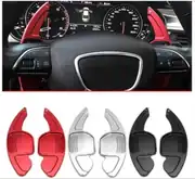 Audi A3/A4/A5/A6/Q5 Serisi Alüminyum F1 Vites Kulaçık Seti (Kırmızı) 5