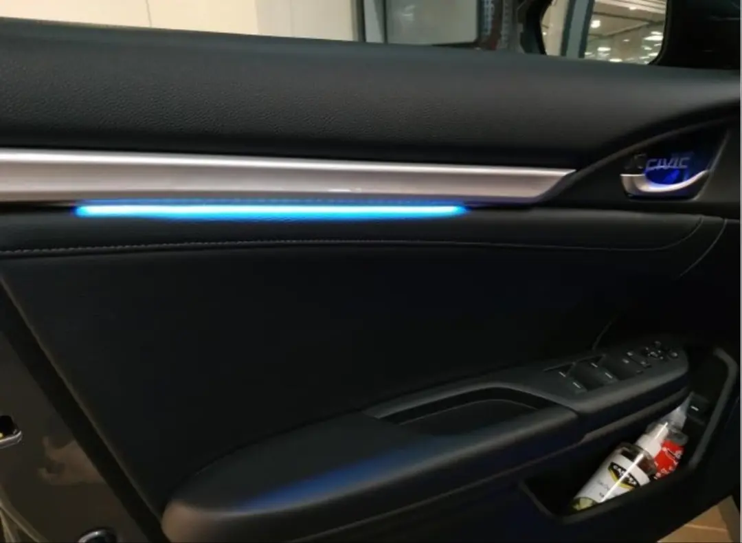 Honda Civic FC5/FK7 İç Kapı Ambiyans Aydınlatma Seti Mavi LED (4 Parça) 4