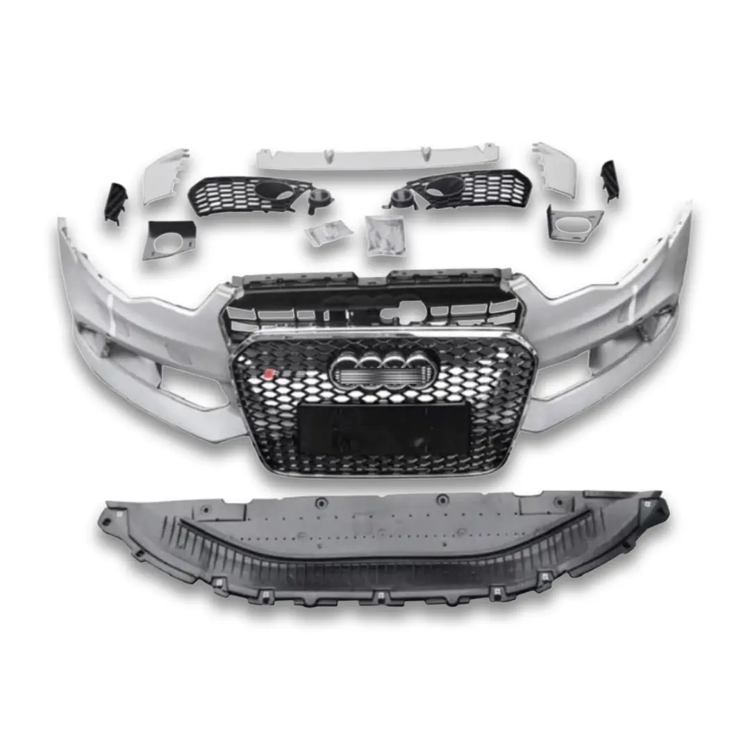Audi A6 C7 2012-2015 RS6 Ön Tampon ve Krom Çerçeveli Panjur Seti