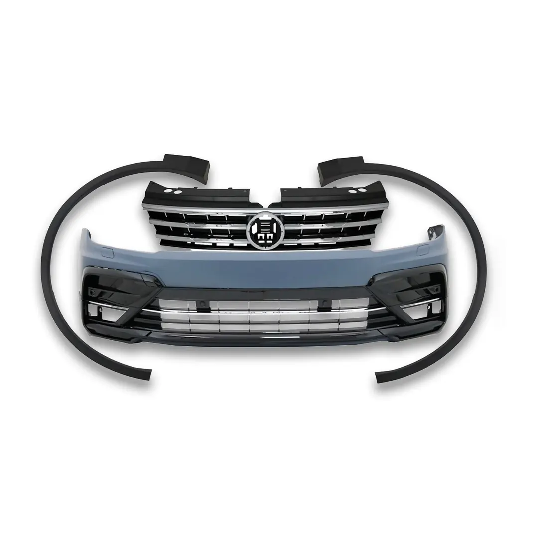 VW Tiguan 2016-2021 R-Line Ön Tampon Panjur ve Dodik Seti