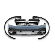 VW Tiguan 2016-2021 R-Line Ön Tampon Panjur ve Dodik Seti 1