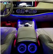 Mercedes W222 S Serisi Facelift 64 Renk Işıklı Ön Havalandırma Seti 3