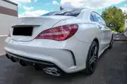 Mercedes-Benz CLA Serisi W117 Makyajlı CLA45 Difüzör ve Krom Egzoz Ucu Seti 6