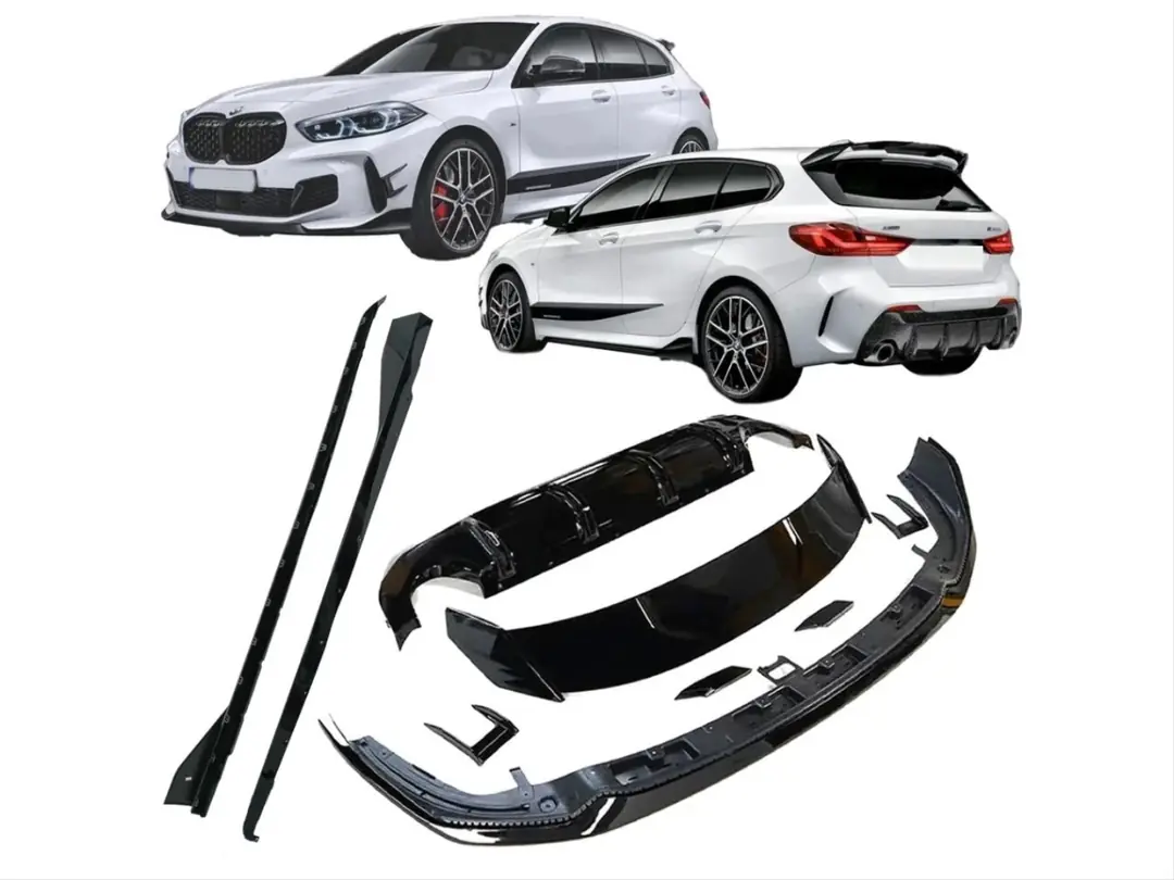 BMW 1 Serisi F40 M-Tech Aerokit - Piano Black 4