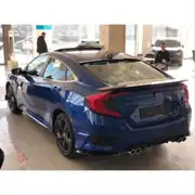 Honda Civic FC5 Sedan 4 Çıkışlı Arka Tampon Difüzörü Piano Black 4