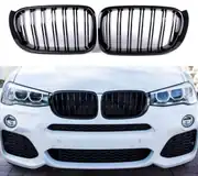 BMW X3 F25 Çift Çizgi  M Panjur Böbrek- Piano Black (2014-2018) 6