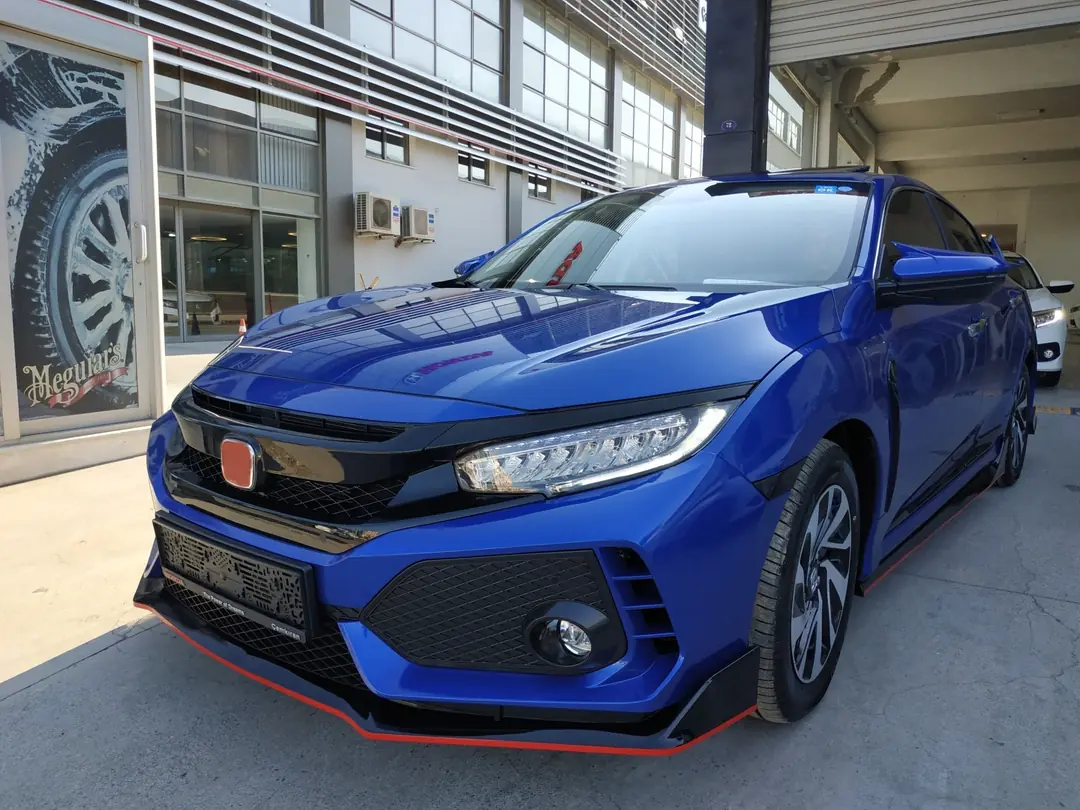 Honda Civic FC5/FK7 Yarasa Ayna Kapağı Seti Piano Black 4
