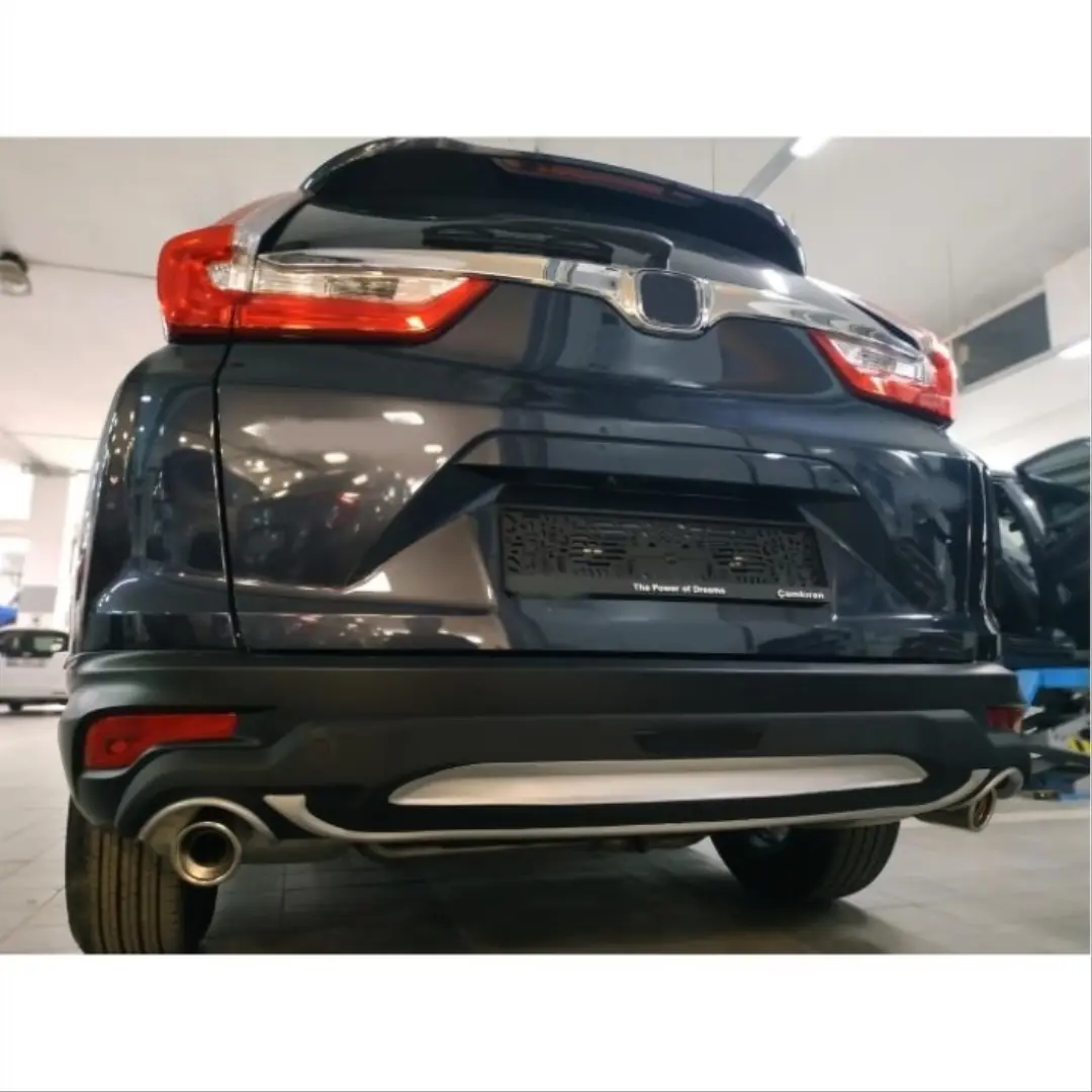Honda CR-V 2017-2022 Paslanmaz Çelik Arka Tampon Eşiği Koruması 4