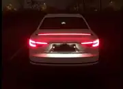 Audi A4 B9 2016-2019 Kayar Sinyalli LED'li Bagaj Spoyleri (Piano Black) 5
