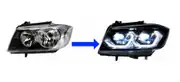 E90 3 SERİSİ MAKYAJSIZ KASA LAZER FAR (HALOJEN İÇİN2006-2009) 1