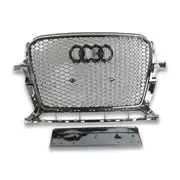 Audi Q5 8R Makyajlı RSQ5 Petek Panjur Gri Yazılı Piano Black 1