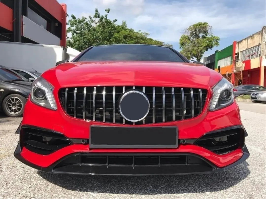 Mercedes-Benz A Serisi W176 Makyajlı GTR Panjur Krom 6