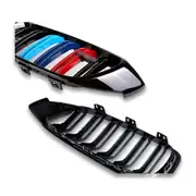 BMW 4 Serisi F32 M4 Çift Çizgi Panjur Böbrek - M Renk (2013-2019) 2