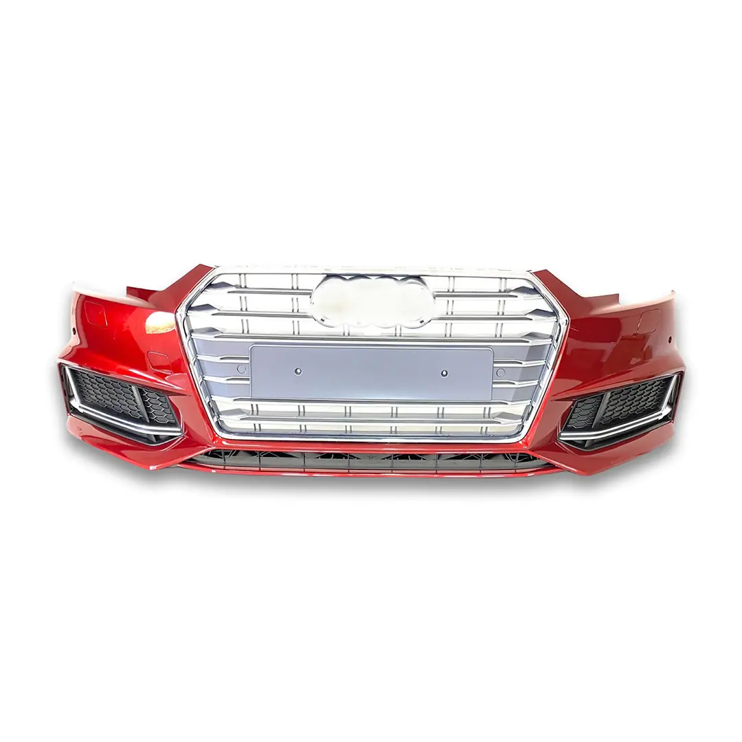 Audi A4 B9 2016-2019 S4 Ön Tampon ve Panjur Seti