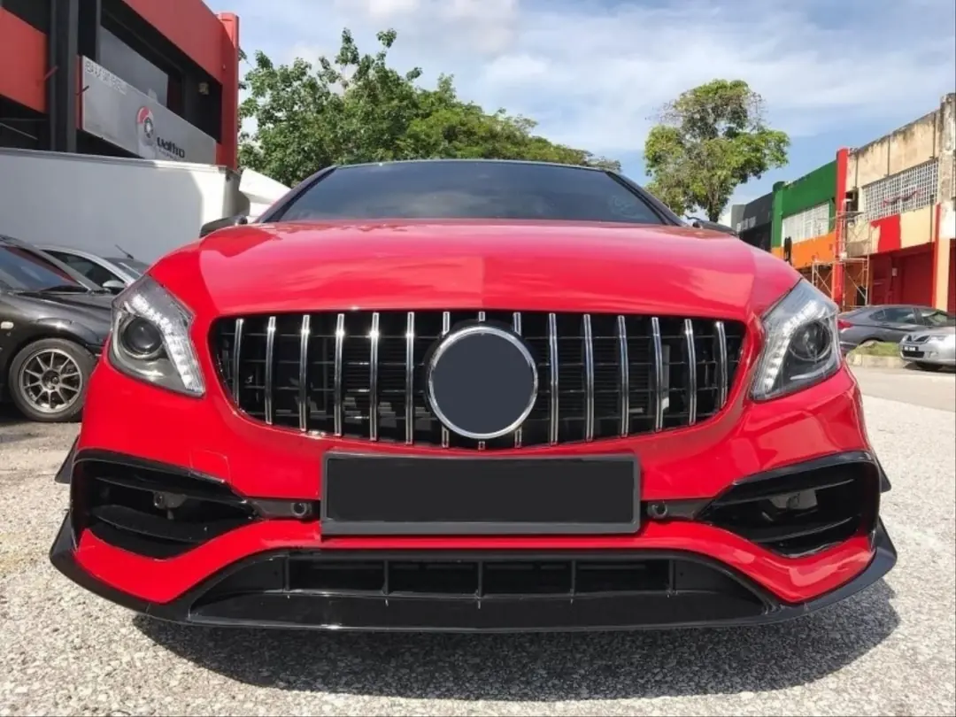 Mercedes-Benz A Serisi W176 Makyajsız GTR Panjur Krom 5
