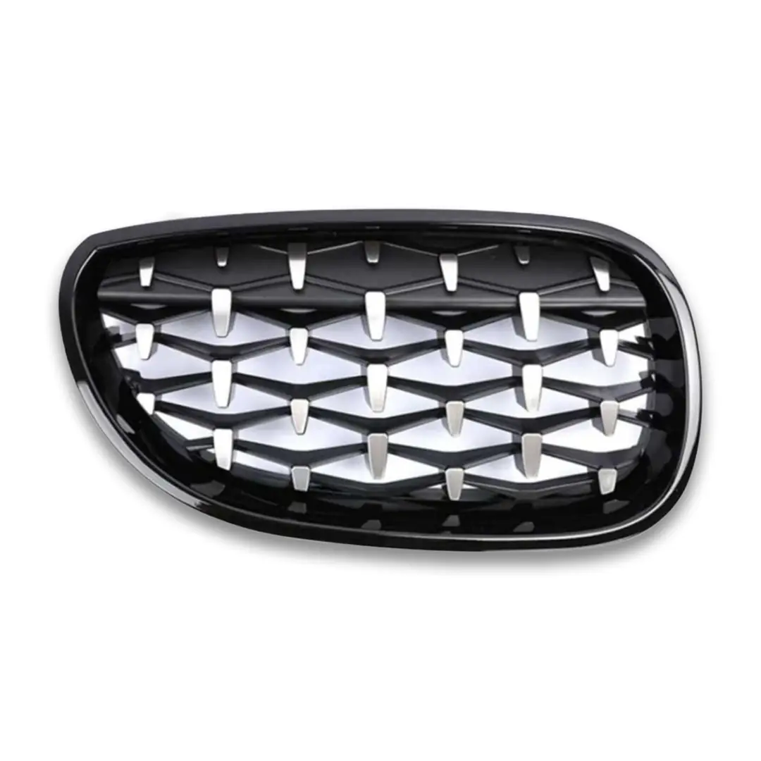 BMW 5 Serisi E60 Diamond Panjur / Böbrek Piano Black Çerçeve 5