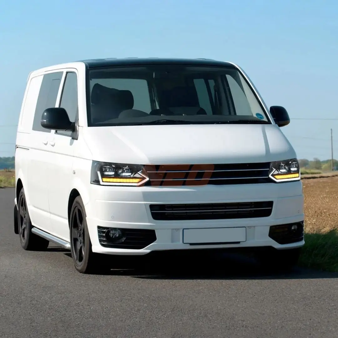 Volkswagen Transporter T5.1 / Caravelle 2010-2015 U-LED Kayar Sinyalli Far Seti 5