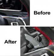 VW Golf 7/Tiguan/Passat B8 F1 Vites Paddle Shift Uzatma Seti Gümüş 4