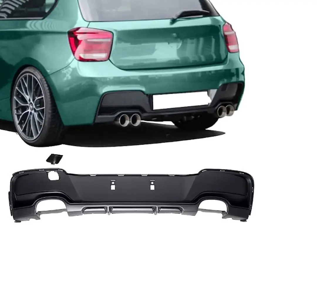 BMW 1 Serisi F20 MT Tampon Çift Çıkış Difüzör (2011-2015)