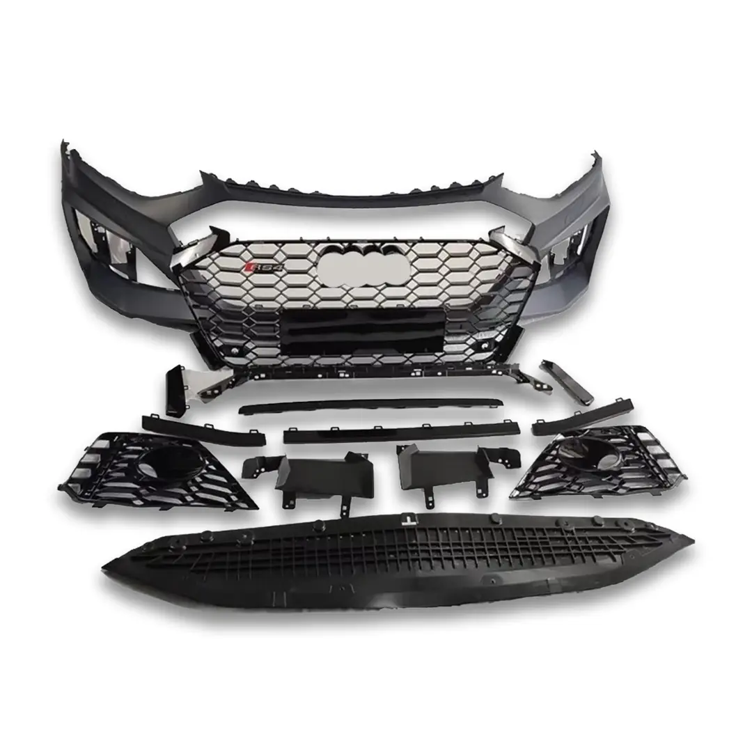 Audi A4 B9 Facelift RS4 Ön Tampon ve Panjur Seti