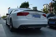 Audi A5 Coupé/Cabrio 8T (09-16) S-Line Bagaj Spoiler Piano Black 6