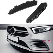 Mercedes-Benz A Serisi W177 2019 Sonrası Ön Tampon Yan Bıçakları 2 Parça Karbon 2