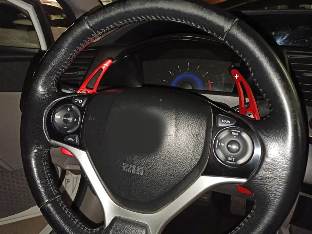Honda Civic FB7 F1 Vites Paddle Shift Uzatma Seti Kırmızı 5