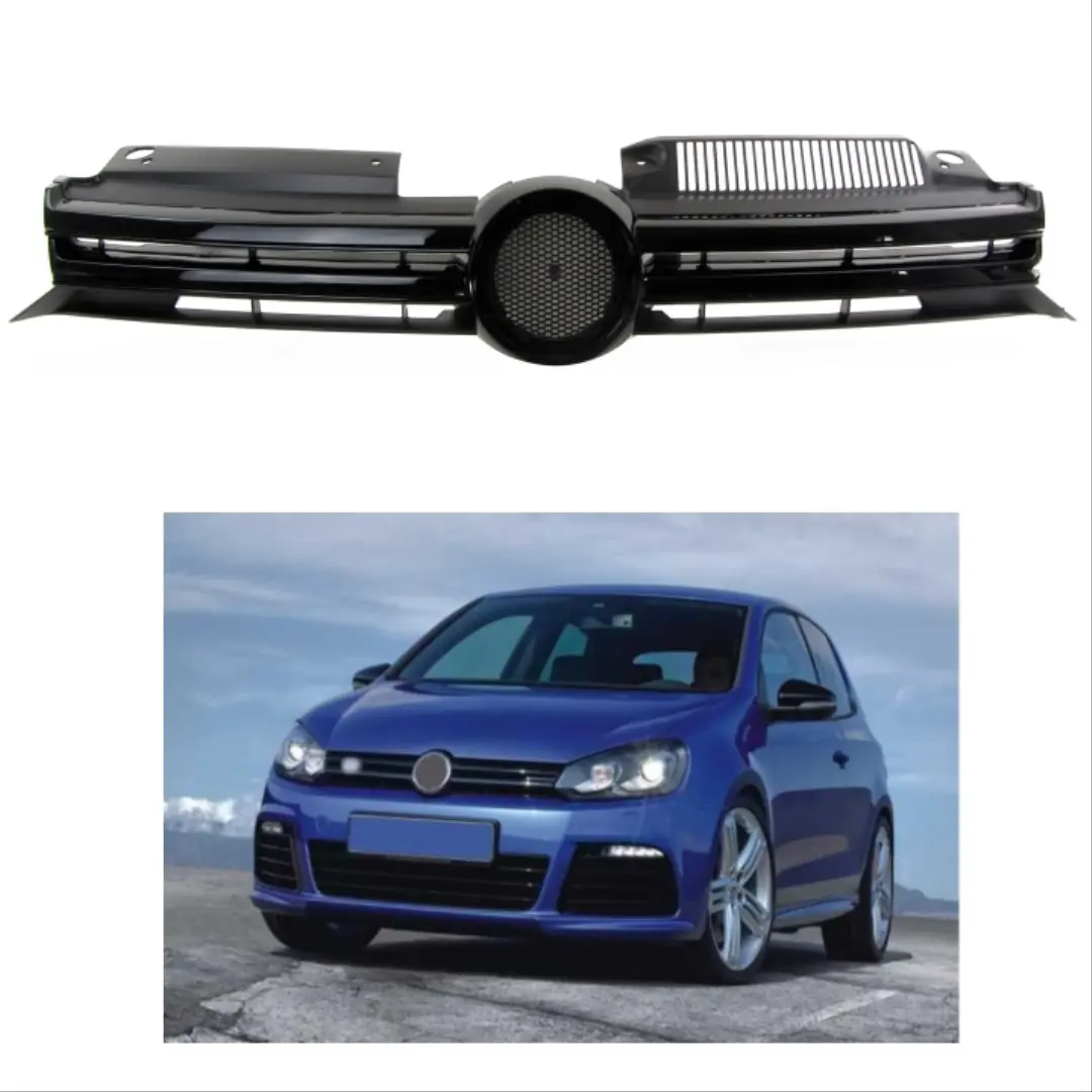 Volkswagen Golf 6 (Mk6) R  Ön Panjur Piano Black 5