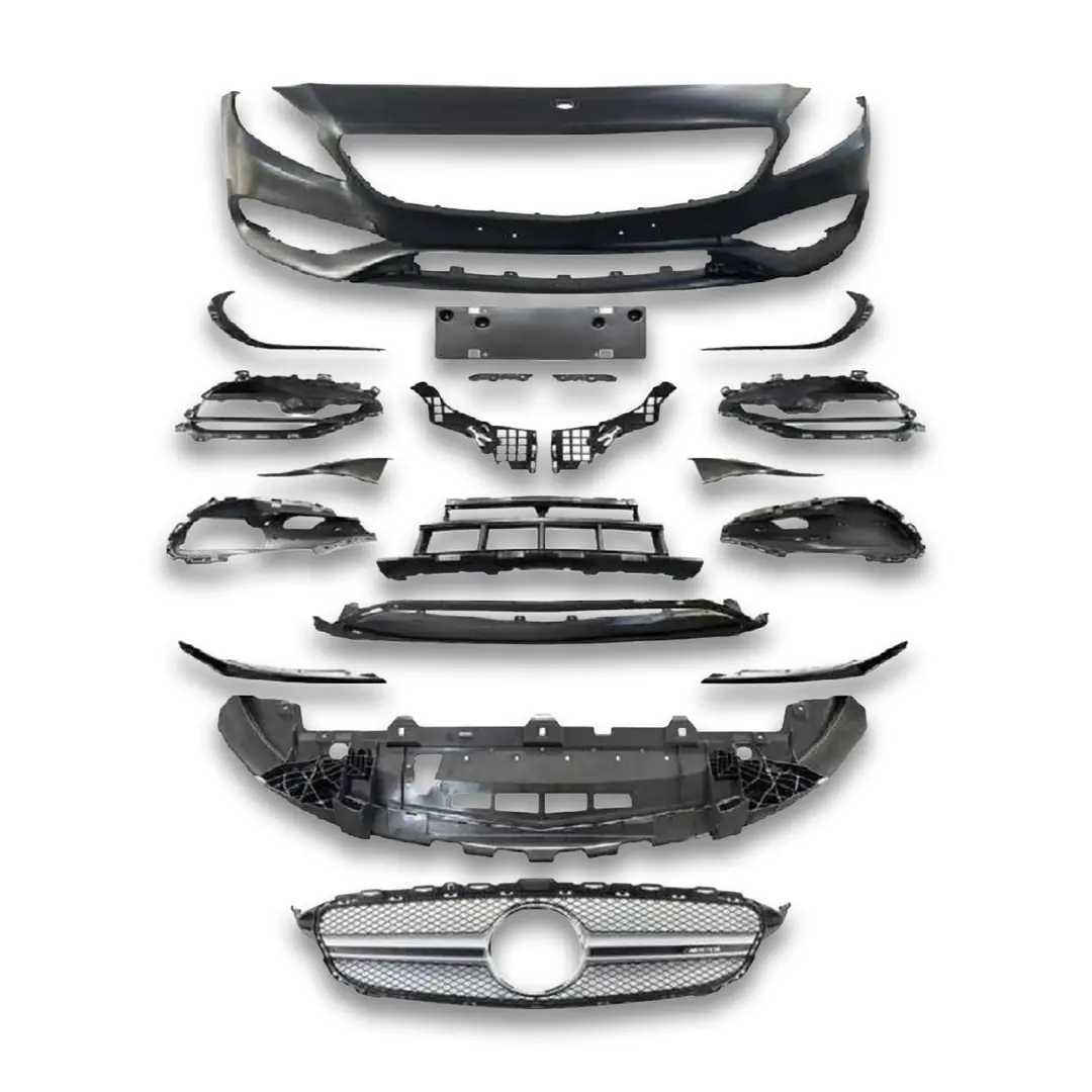 Mercedes-Benz A Serisi W176 2012-2018 A45 Ön Tampon ve Panjur Seti