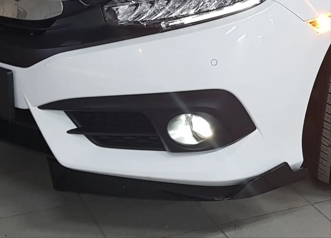 Honda Civic FC5 Makyajsız Kasa Ön Tampon Köşe Flapları Piano Black