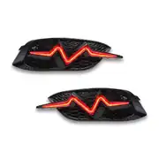 FC5 RİTİM DİZAYN ARKA SİS LED KIRMIZI PİANO BLACK 1
