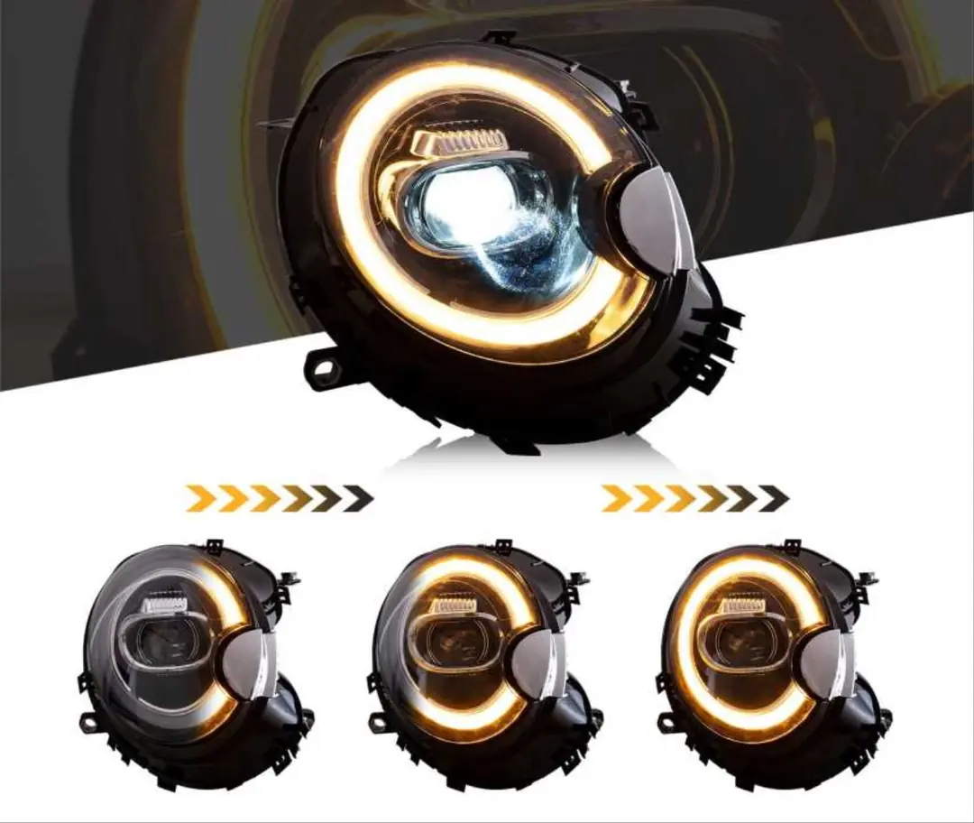 Mini Cooper R56 Halka DRL'li Full LED Projektörlü Far Takımı 4