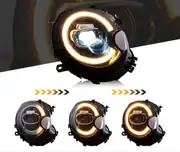 Mini Cooper R56 Halka DRL'li Full LED Projektörlü Far Takımı 4