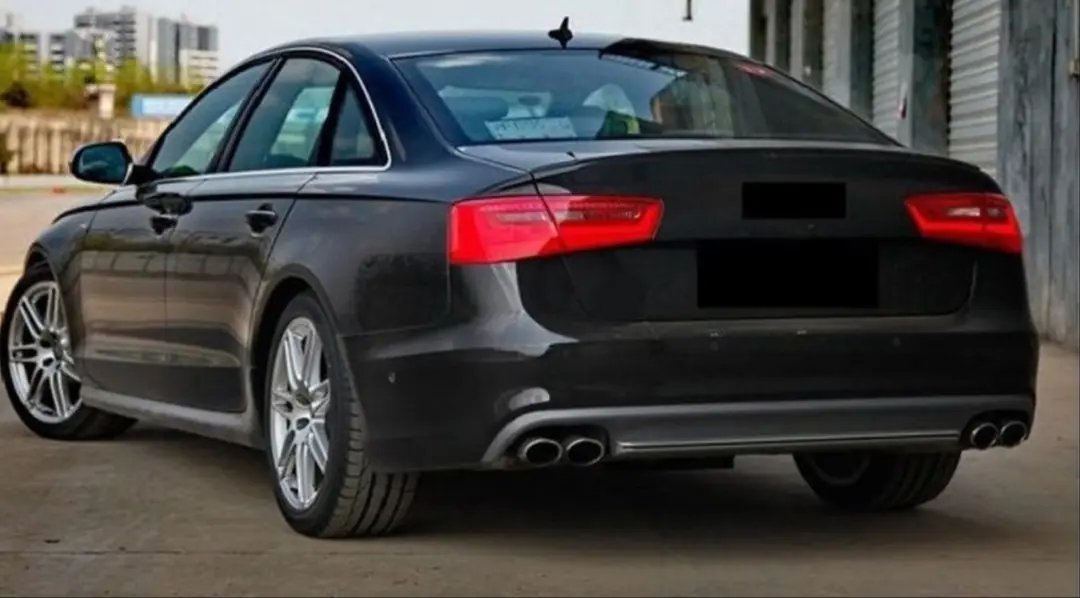 Audi A6 C7 Standart 2012-2015 S6 Arka Difüzör ve Egzoz Ucu Seti 5