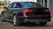 Audi A6 C7 Standart 2012-2015 S6 Arka Difüzör ve Egzoz Ucu Seti 5