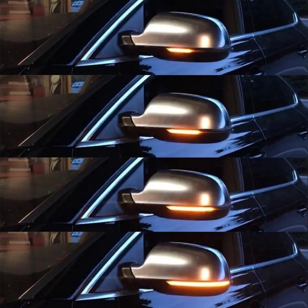 Audi A3(8P)/A4(B8)/A5(8T) Dinamik Kayar Ayna Sinyali Seti (Şeffaf) 5