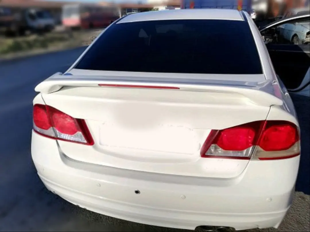 Honda Civic FD6 2006-2012 Mugen LED'li Bagaj Spoyleri (Boyasız) 4