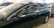 Honda Civic FD6 Paslanmaz Çelik Krom Cam Çıta Seti (Tam Tur) 2