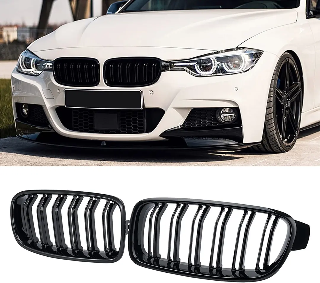 BMW 3 Serisi F30 M3 Görünüm Panjur (Böbrek) Piano Black (2012-2018) 6