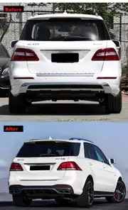 Mercedes ML-Serisi W166 (12-15) için GLE63 AMG Facelift Body Kit 2