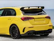 Mercedes-Benz A Serisi W177/V177 2018+ AMG Arka Tampon Vent Trim Seti (Piano Black) 3