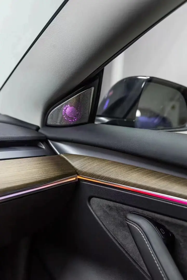 Tesla Model Y 2020+ App Kontrollü Komple RGB Ambiyans Aydınlatma Seti 4